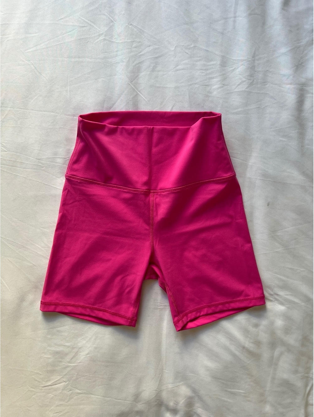 HeyNuts Pink High Rise Biker Shorts